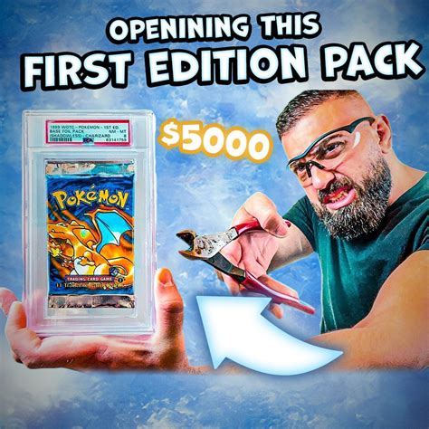 Opening An ORIGINAL Pack Of Pokemon Cards ($5000).